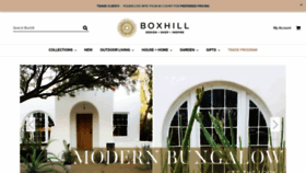 What Shopboxhill.com website looked like in 2019 (5 years ago)