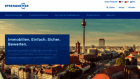 What Sprengnetter.de website looked like in 2019 (5 years ago)