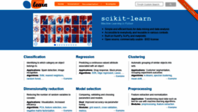 What Scikit-learn.org website looked like in 2019 (5 years ago)