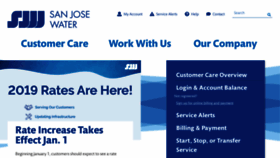 What Sjwater.com website looked like in 2019 (5 years ago)
