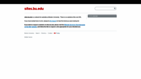 What Sites.bu.edu website looked like in 2019 (6 years ago)