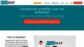 What Stepmap.de website looked like in 2019 (5 years ago)