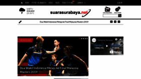 What Suarasurabaya.net website looked like in 2019 (5 years ago)