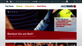 What Swisstennis.ch website looked like in 2019 (5 years ago)