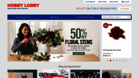 What Shop.hobbylobby.com website looked like in 2019 (5 years ago)