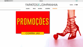 What Sapatosecompanhia.pt website looked like in 2019 (5 years ago)