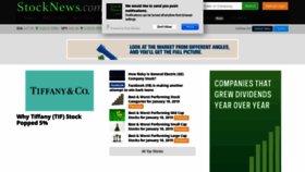 What Stocknews.com website looked like in 2019 (5 years ago)