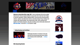 What Santamariaelks.org website looked like in 2019 (7 years ago)