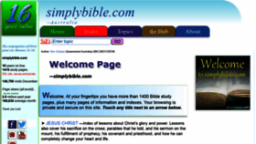 What Simplybible.com website looked like in 2019 (5 years ago)