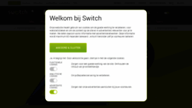 What Switch.be website looked like in 2019 (5 years ago)