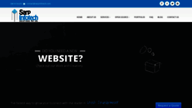 What Sarpinfotech.com website looked like in 2019 (5 years ago)