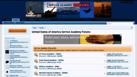 What Serviceacademyforums.com website looked like in 2019 (5 years ago)
