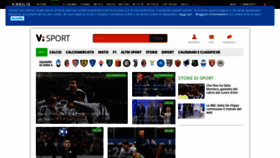 What Sport.virgilio.it website looked like in 2019 (5 years ago)