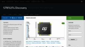What Stm32f4-discovery.net website looked like in 2019 (5 years ago)