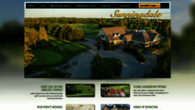 What Sunningdalegolf.com website looked like in 2019 (5 years ago)