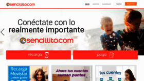 What Sencillito.com website looked like in 2019 (5 years ago)