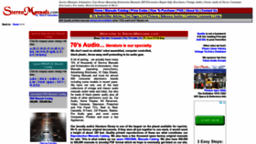 What Stereomanuals.com website looked like in 2019 (5 years ago)