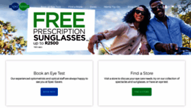 What Specsavers.co.za website looked like in 2019 (5 years ago)