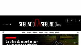 What Segundoasegundo.com website looked like in 2019 (5 years ago)