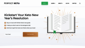 What Shop.perfectketo.com website looked like in 2019 (5 years ago)