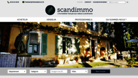 What Scandimmo.fr website looked like in 2019 (5 years ago)