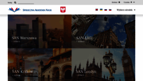 What San.edu.pl website looked like in 2019 (5 years ago)