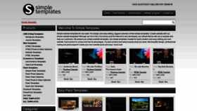 What Simple-templates.com website looked like in 2019 (5 years ago)