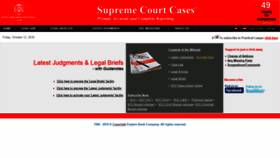 What Supremecourtcases.com website looked like in 2019 (5 years ago)