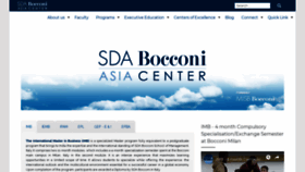 What Sdabocconiasiacenter.com website looked like in 2019 (5 years ago)
