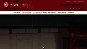 What Severnschool.com website looked like in 2019 (5 years ago)