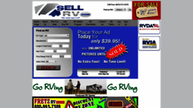 What Sellrv.com website looked like in 2019 (5 years ago)