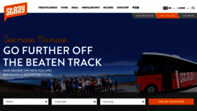 What Straytravel.com website looked like in 2019 (5 years ago)