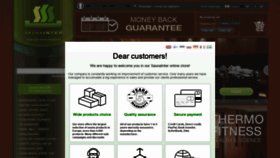 What Saunainter.com website looked like in 2019 (5 years ago)