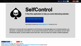 What Selfcontrolapp.com website looked like in 2019 (5 years ago)
