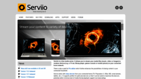 What Serviio.org website looked like in 2019 (5 years ago)