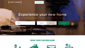 What Spotahome.com website looked like in 2019 (5 years ago)