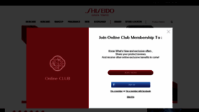 What Shiseido.com.my website looked like in 2019 (5 years ago)