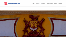 What Summairsportsclub.org website looked like in 2019 (5 years ago)