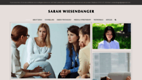 What Sarahwiesendanger.org.uk website looked like in 2019 (5 years ago)