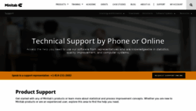 What Support.minitab.com website looked like in 2019 (5 years ago)