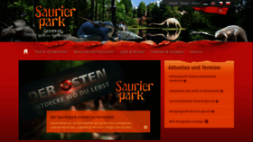 What Saurierpark.de website looked like in 2019 (5 years ago)