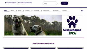 What Susquehannaanimalshelter.org website looked like in 2019 (5 years ago)