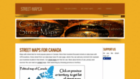 What Street-map.ca website looked like in 2019 (5 years ago)