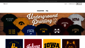 What Shop.undergroundshirts.com website looked like in 2019 (5 years ago)