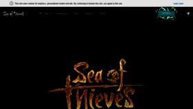 What Seaofthieves.com website looked like in 2019 (5 years ago)