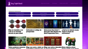 What Soyespiritual.com website looked like in 2019 (5 years ago)
