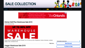 What Salecollection.ca website looked like in 2019 (5 years ago)