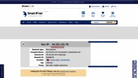 What Smart-ip.net website looked like in 2019 (5 years ago)