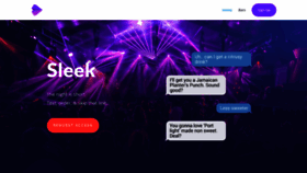 What Sleektext.com website looked like in 2019 (5 years ago)