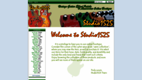What Studio1525.com website looked like in 2019 (5 years ago)